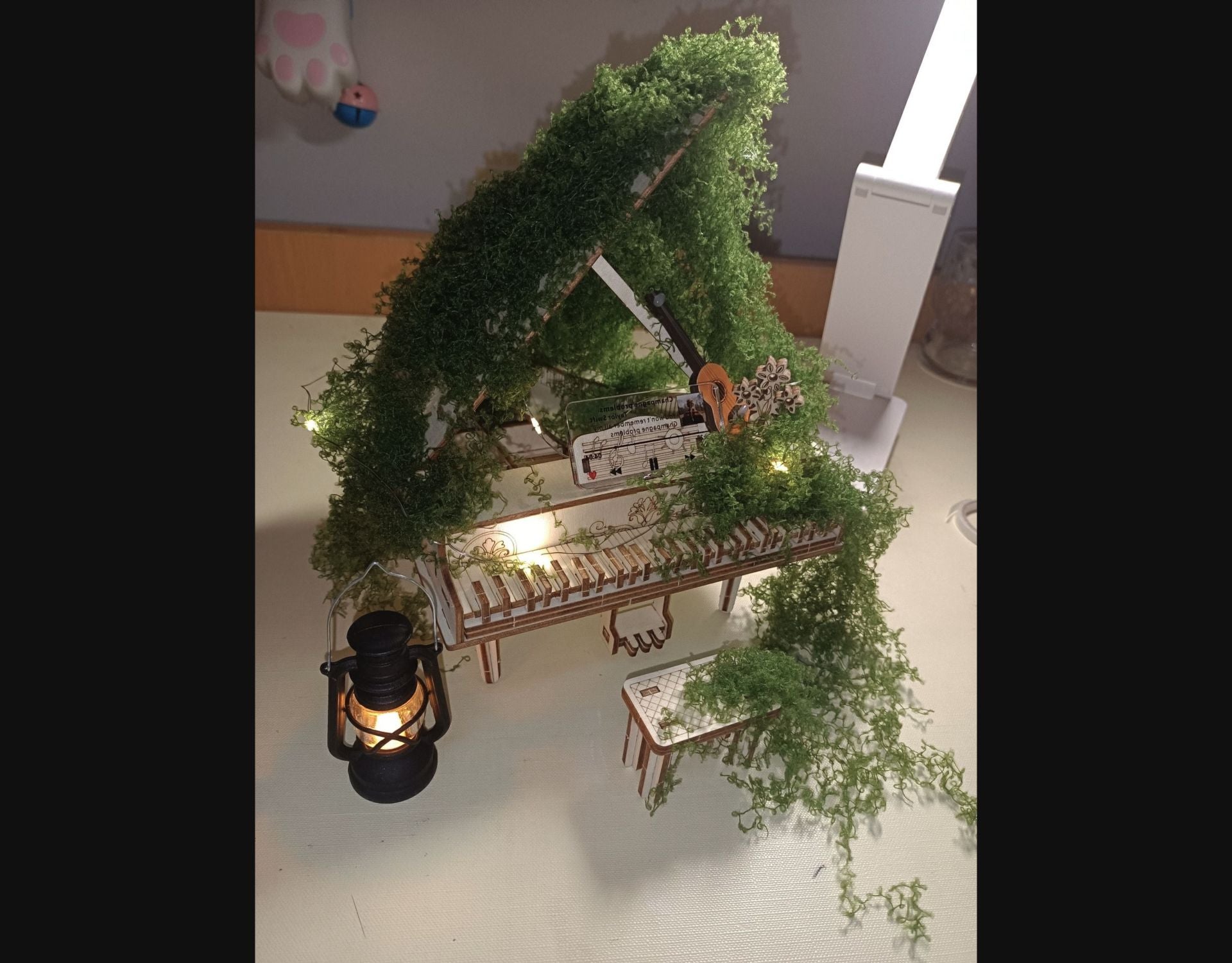 Taylor Swift Champagne Problems Piano Moss Diorama Display — Full Set — Unofficial