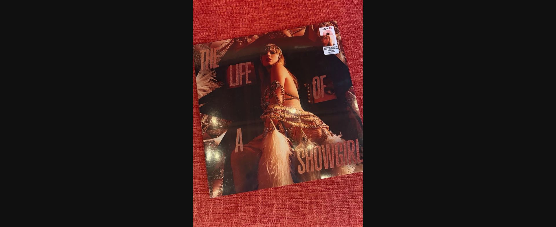 Taylor Swift The Life of a Showgirl — Target Exclusive Pink Vinyl LP — New Sealed