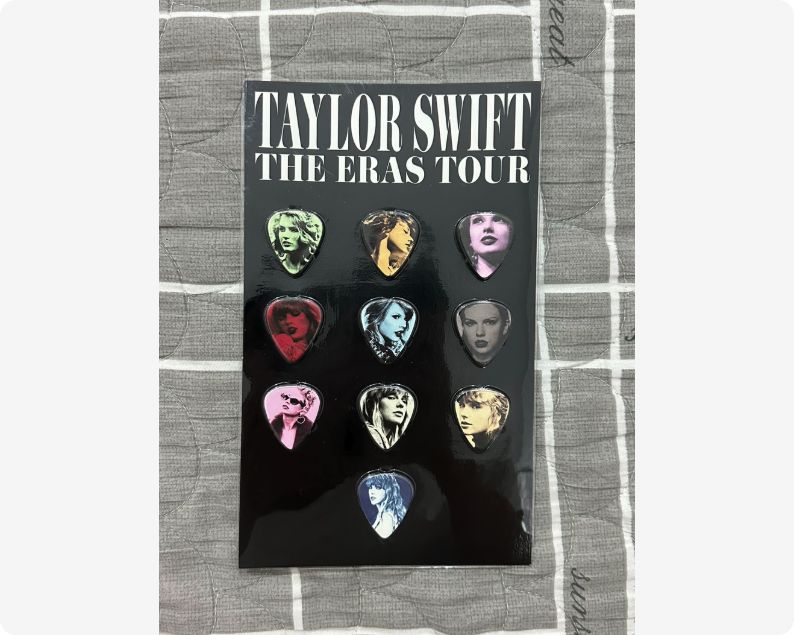 Taylor Swift – The Eras Tour Official Guitar Pick Set – New