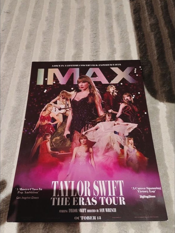 Taylor Swift The Eras Tour IMAX Official Movie Poster – Near Mint
