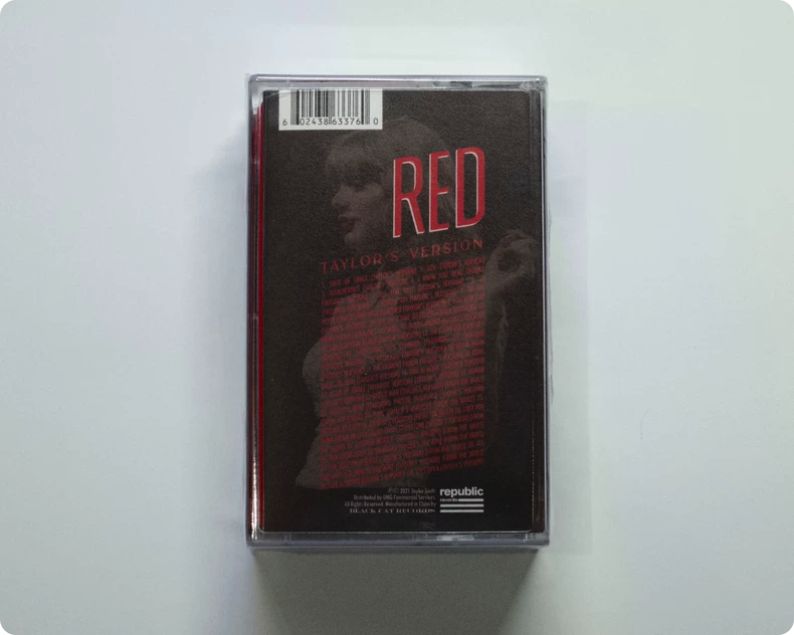 Taylor Swift – Red (Taylor’s Version) Fan-Made Double Cassette – Sealed