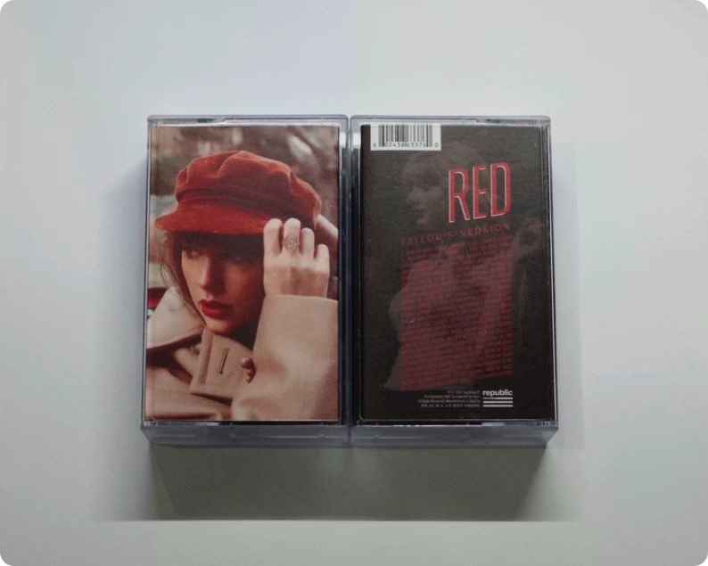 Taylor Swift – Red (Taylor’s Version) Fan-Made Double Cassette – Sealed