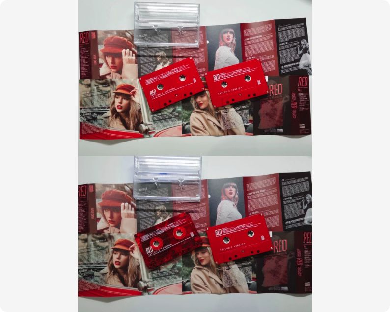 Taylor Swift – Red (Taylor’s Version) Fan-Made Double Cassette – Sealed