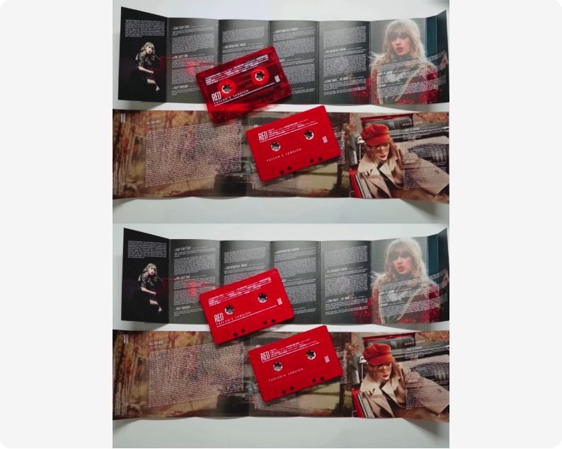 Taylor Swift – Red (Taylor’s Version) Fan-Made Double Cassette – Sealed