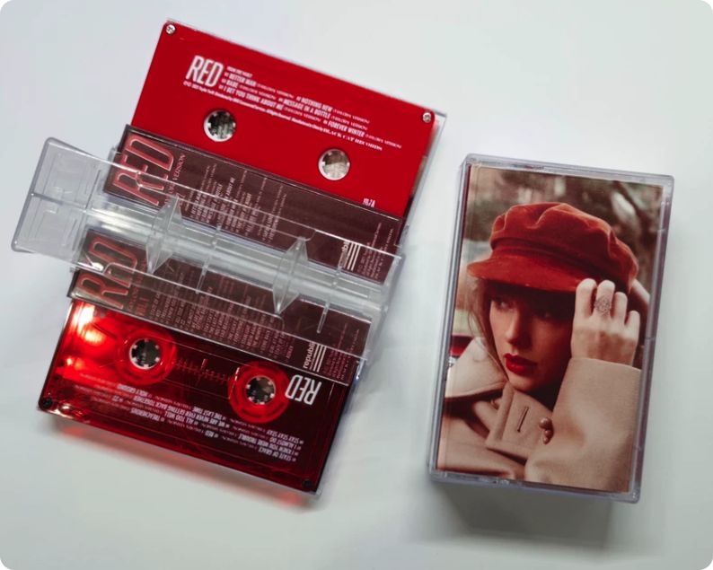Taylor Swift – Red (Taylor’s Version) Fan-Made Double Cassette – Sealed