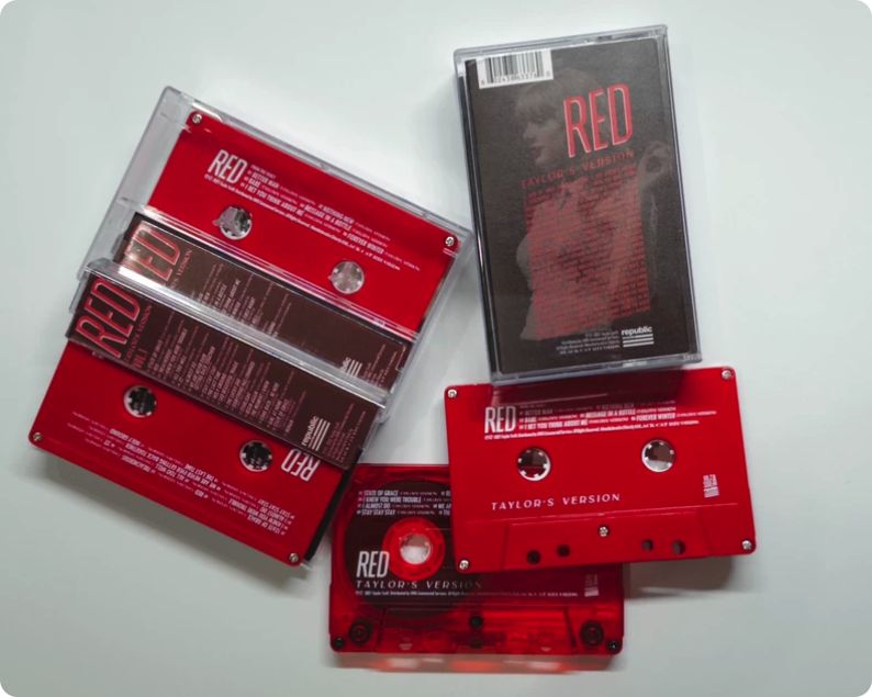 Taylor Swift – Red (Taylor’s Version) Fan-Made Double Cassette – Sealed