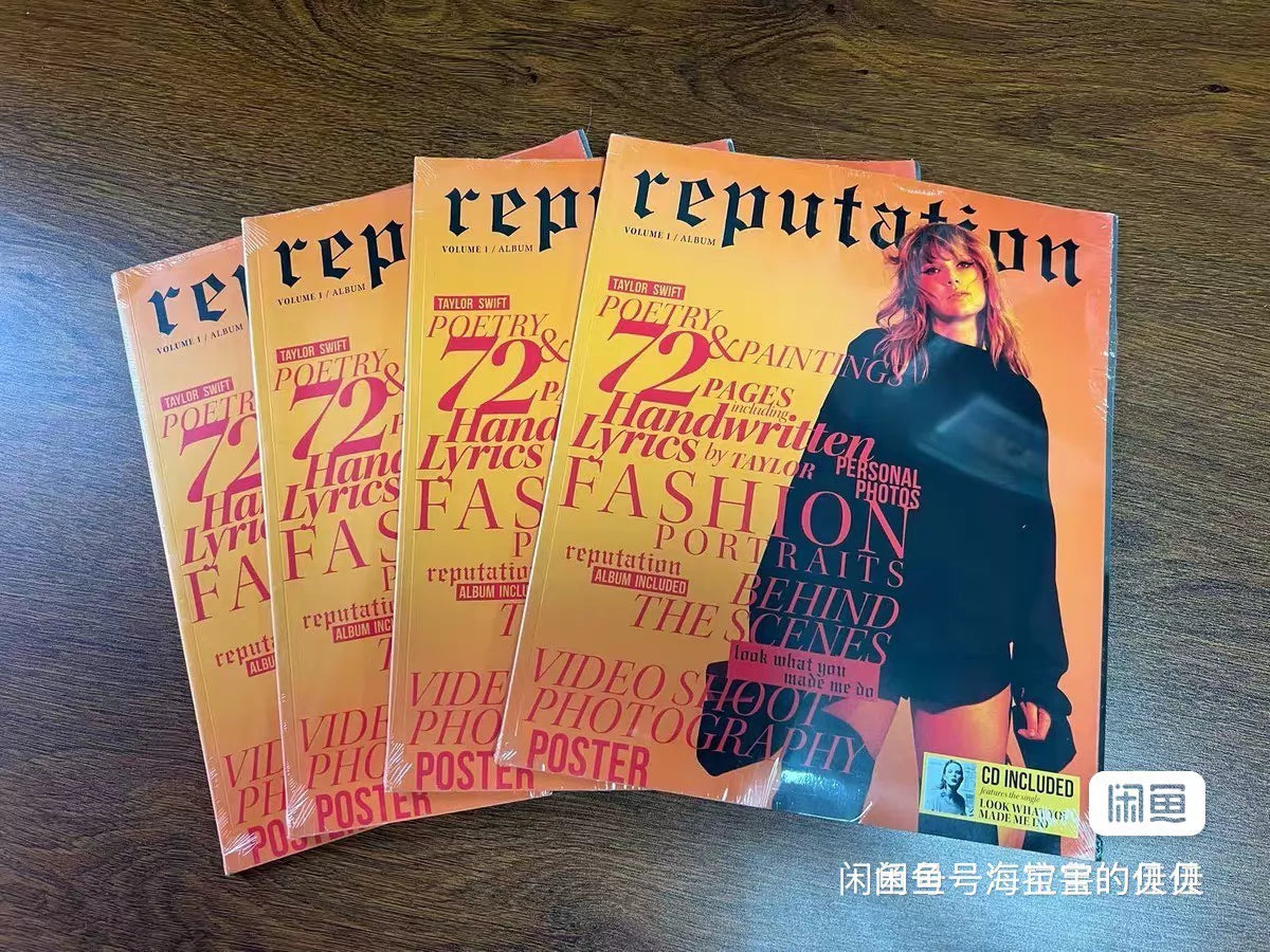 Taylor Swift reputation Volume 1 Magazine CD – EU Orange Edition Sealed