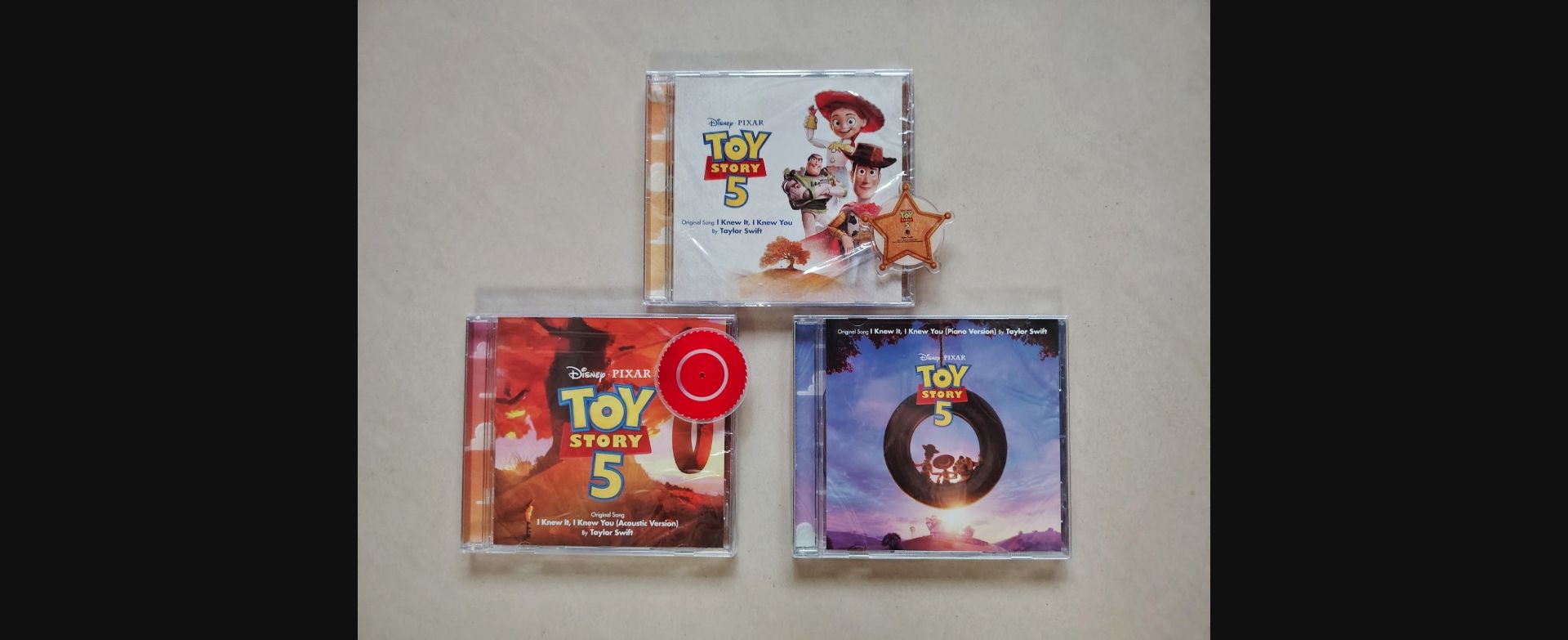 Taylor Swift Toy Story 5 “I Knew It, I Knew You” 3-CD Set