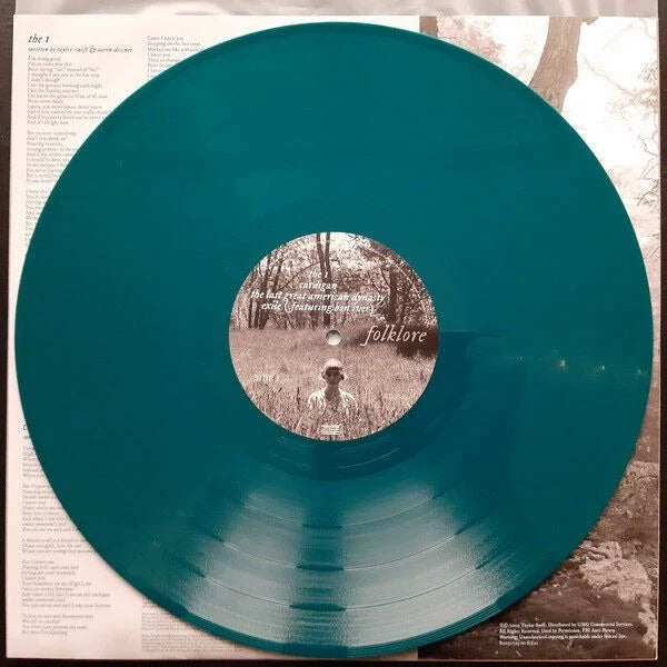 Taylor Swift – Folklore – Version 2 Teal Marbled Vinyl 2LP – US Edition