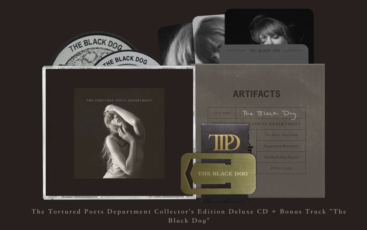 Taylor Swift – The Tortured Poets Department – The Black Dog Collector’s Edition CD