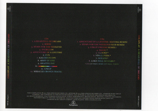 Coldplay : A Head Full Of Dreams (CD, Album, RE + CD, Comp + S/Edition, Tou)