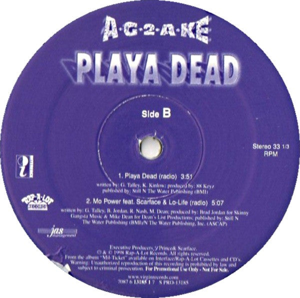 A-G-2-A-KE : Sellin' Dreams (12", Promo)