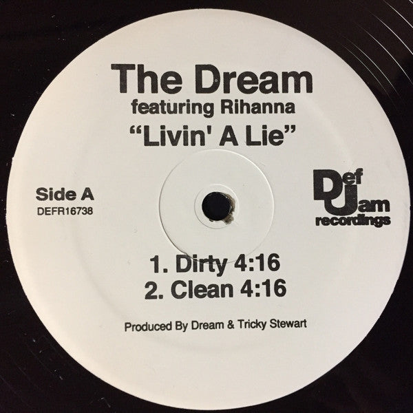 The-Dream : Livin' A Lie / Mama (12")