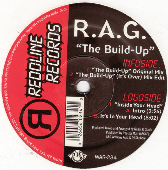 Razor N' Guido : The Build Up / Inside Your Head (12")