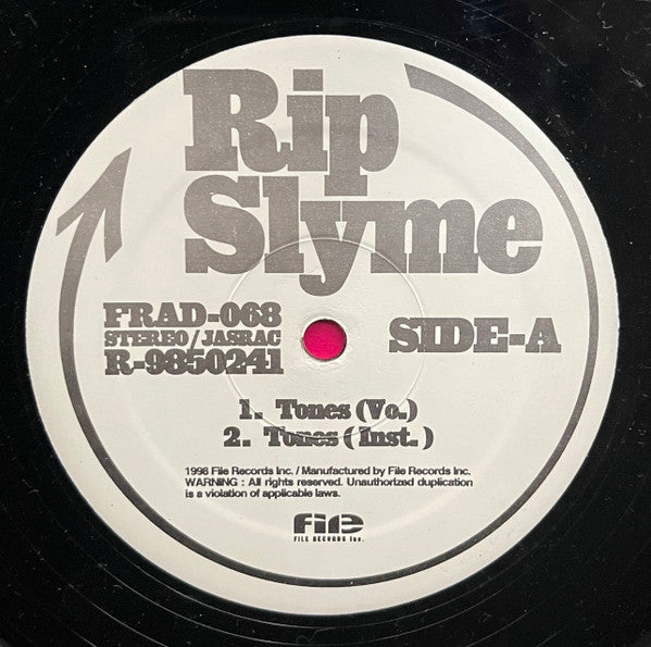 Rip Slyme : Tones / 風に吹かれて (12")