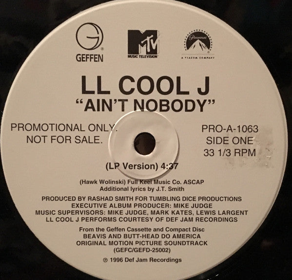 LL Cool J / Madd Head : Ain't Nobody / Pimp'n Ain't Ez (12", Promo)