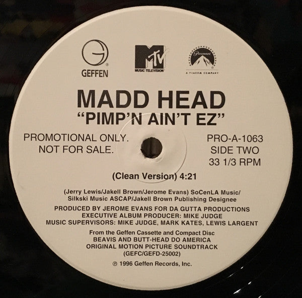 LL Cool J / Madd Head : Ain't Nobody / Pimp'n Ain't Ez (12", Promo)