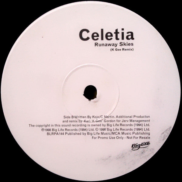 Celetia : Runaway Skies (12", Promo)