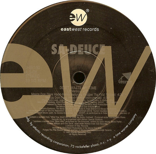 Sa-Deuce : Don't Waste My Time (12")