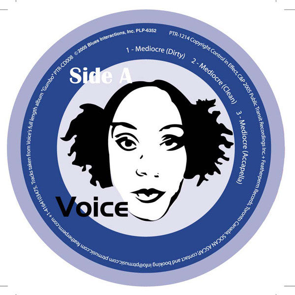 Voice : Mediocre / L.A. Contradiction (12", Single)