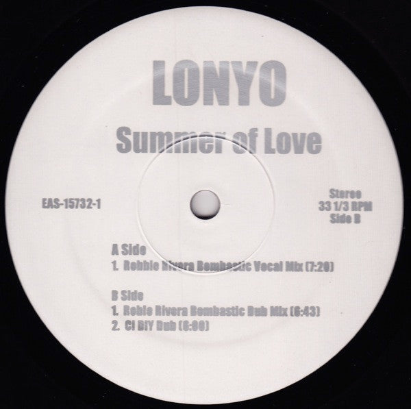 Lonyo : Summer Of Love (12")