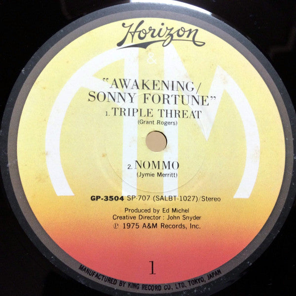 Sonny Fortune : Awakening (LP, Album, Gat)