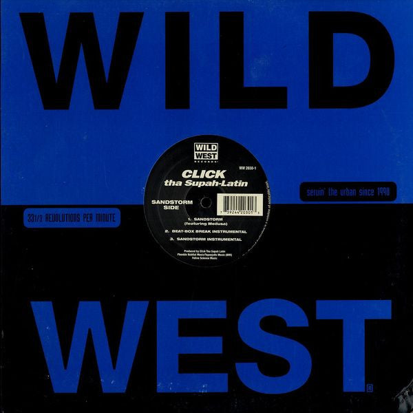 Click Tha Supah Latin : Sandstorm / Jaw Jabbin' (12", Maxi)