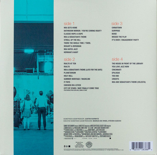 Justin Hurwitz : La La Land (Original Motion Picture Score) (2xLP, Album)