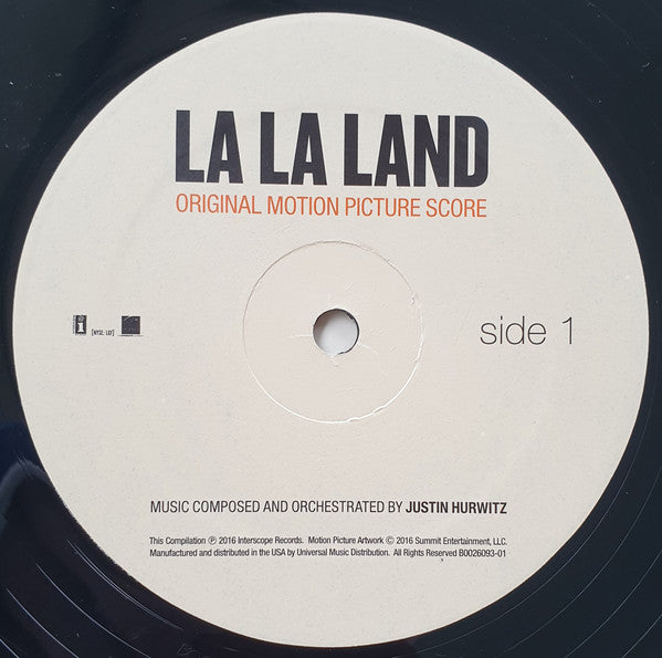 Justin Hurwitz : La La Land (Original Motion Picture Score) (2xLP, Album)