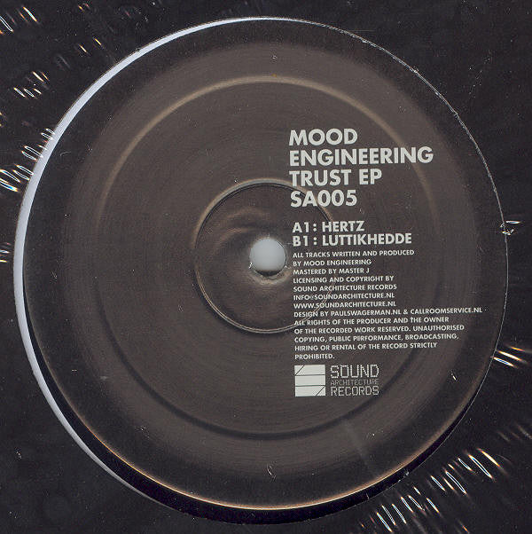 Mood Engineering : Trust EP (12", EP)
