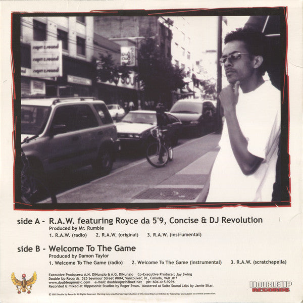 Checkmate (3) : R.A.W. / Welcome To The Game (12")