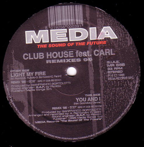 Club House Feat. Carl Fanini : Remixes 96 (12")