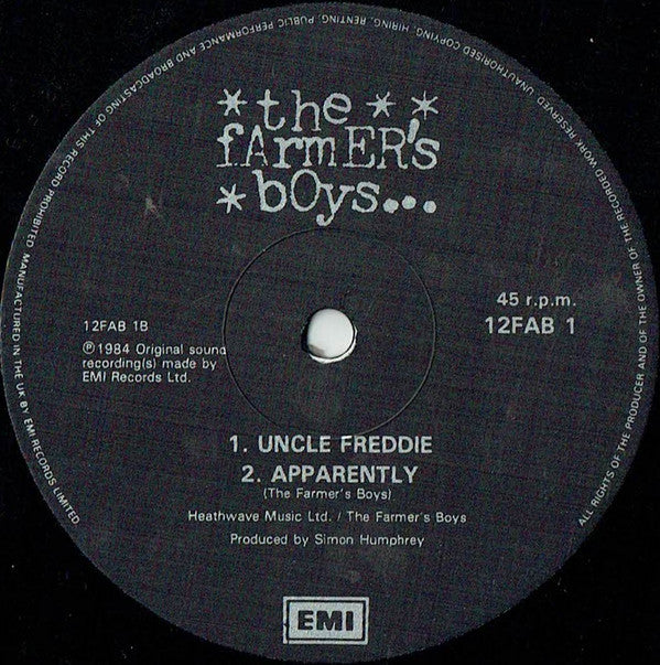 The Farmer's Boys : Apparently… (12")