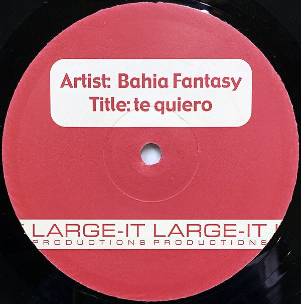 Bahia Fantasy : Te Quero (12")