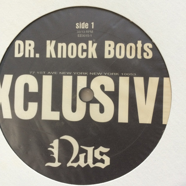 Nas : Dr. Knock Boots (12", Promo, Unofficial)