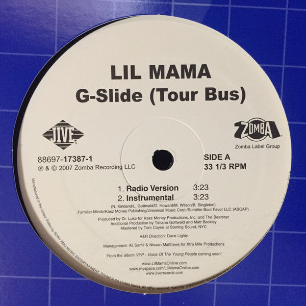 Lil Mama : G-Slide (Tour Bus) (12")