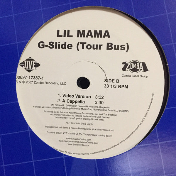 Lil Mama : G-Slide (Tour Bus) (12")