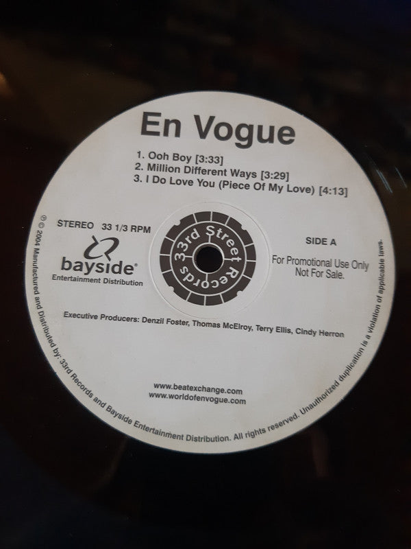 En Vogue : Soulflower (Sampler) (12", EP, Promo, Smplr, Unofficial)