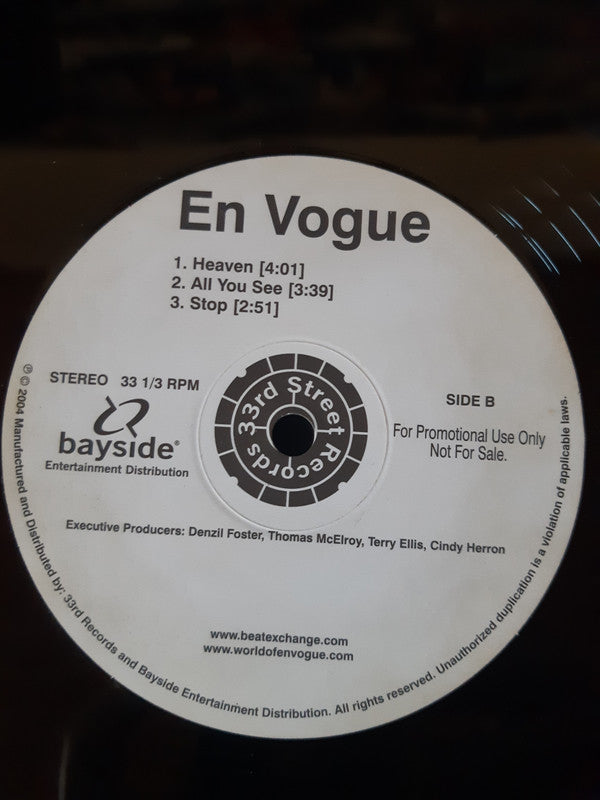 En Vogue : Soulflower (Sampler) (12", EP, Promo, Smplr, Unofficial)
