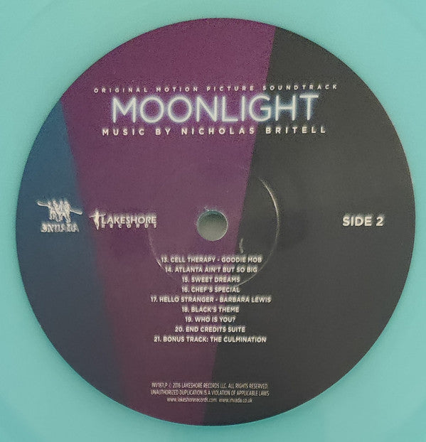 Nicholas Britell : Moonlight (Original Motion Picture Soundtrack) (LP, Album, Blu)