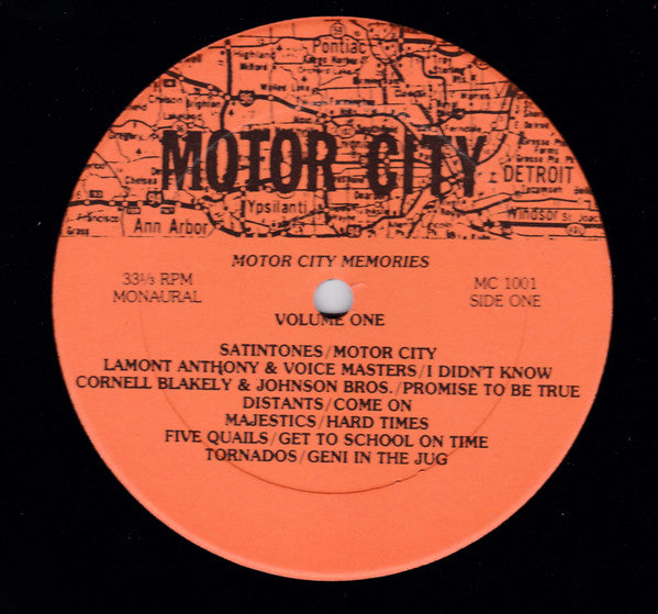Various : Motor City Memories Volume One (LP, Comp)
