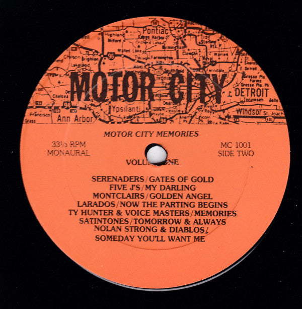 Various : Motor City Memories Volume One (LP, Comp)