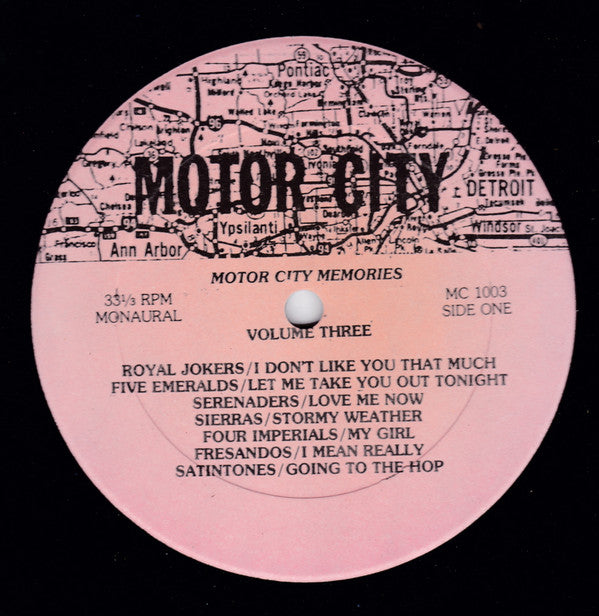 Various : Motor City Memories Volume Three (LP, Comp)