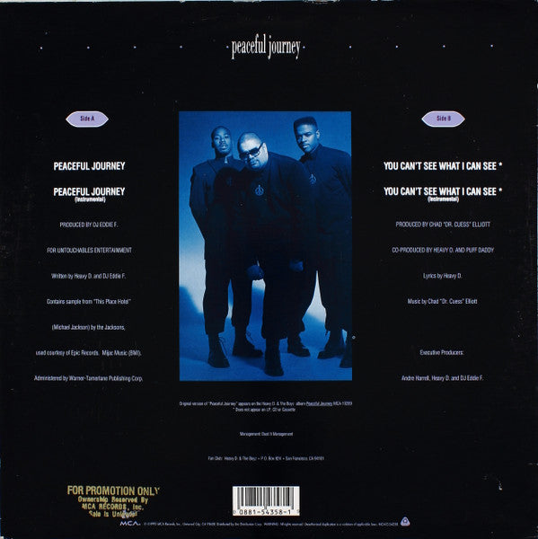 Heavy D. & The Boyz : Peaceful Journey (12", Single)