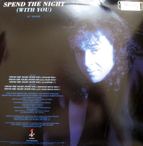 Ed Terry : Spend The Night (With You) (12", Maxi)