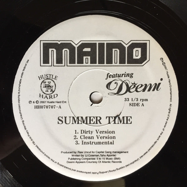 Maino : Summer Time / It's Working (12")