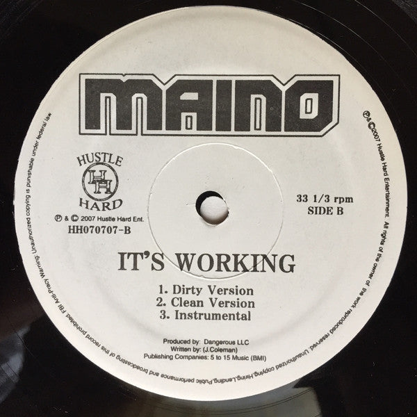 Maino : Summer Time / It's Working (12")