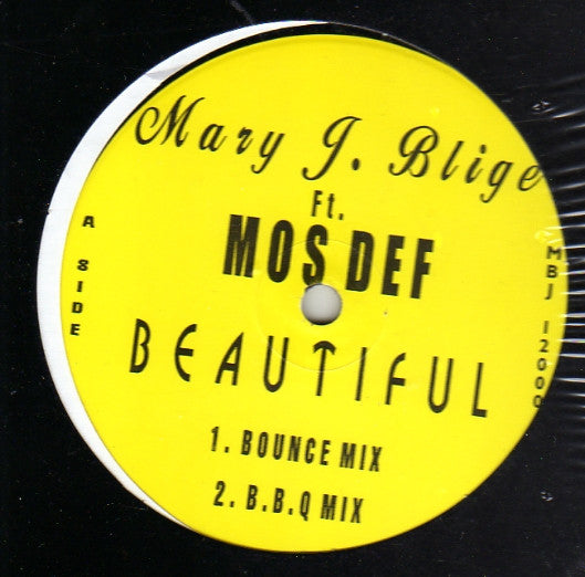 Mary J. Blige Ft. Mos Def : Beautiful (12", M/Print, Unofficial)