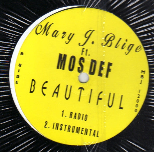Mary J. Blige Ft. Mos Def : Beautiful (12", M/Print, Unofficial)