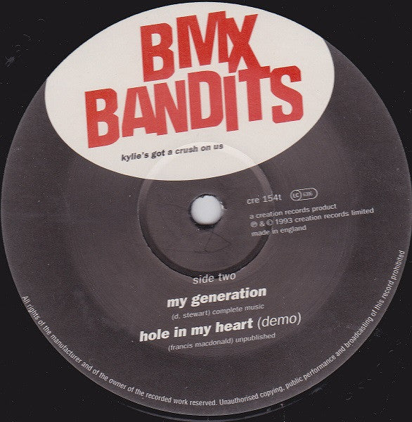 BMX Bandits : Kylie's Got A Crush On Us (12", EP)